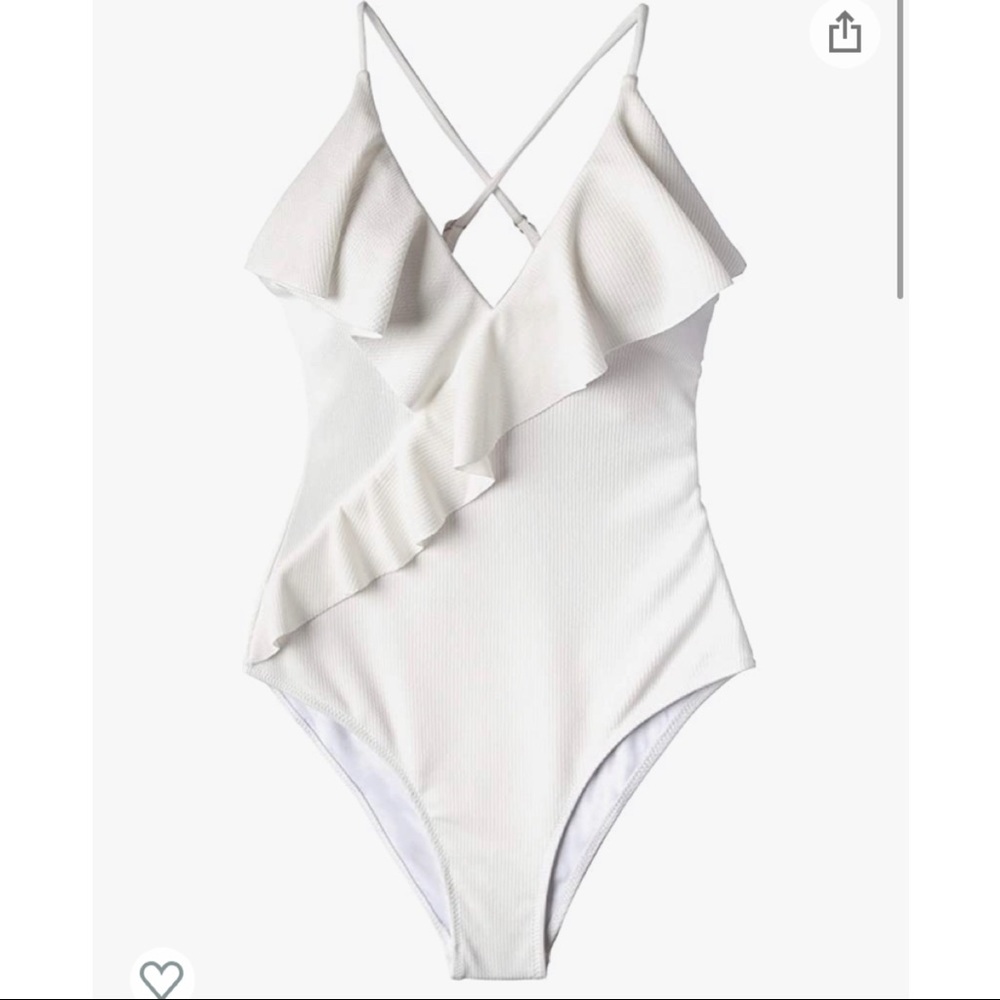 Cupshe White Swimsuit